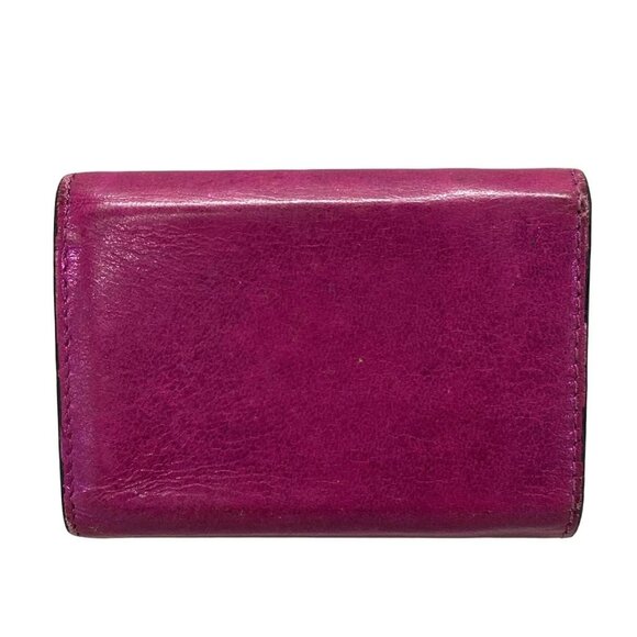 Auth SAINT LAURENT PARIS Tiny Wallet 459784 Pink Leather - Trifold Wallet - Picture 14 of 16